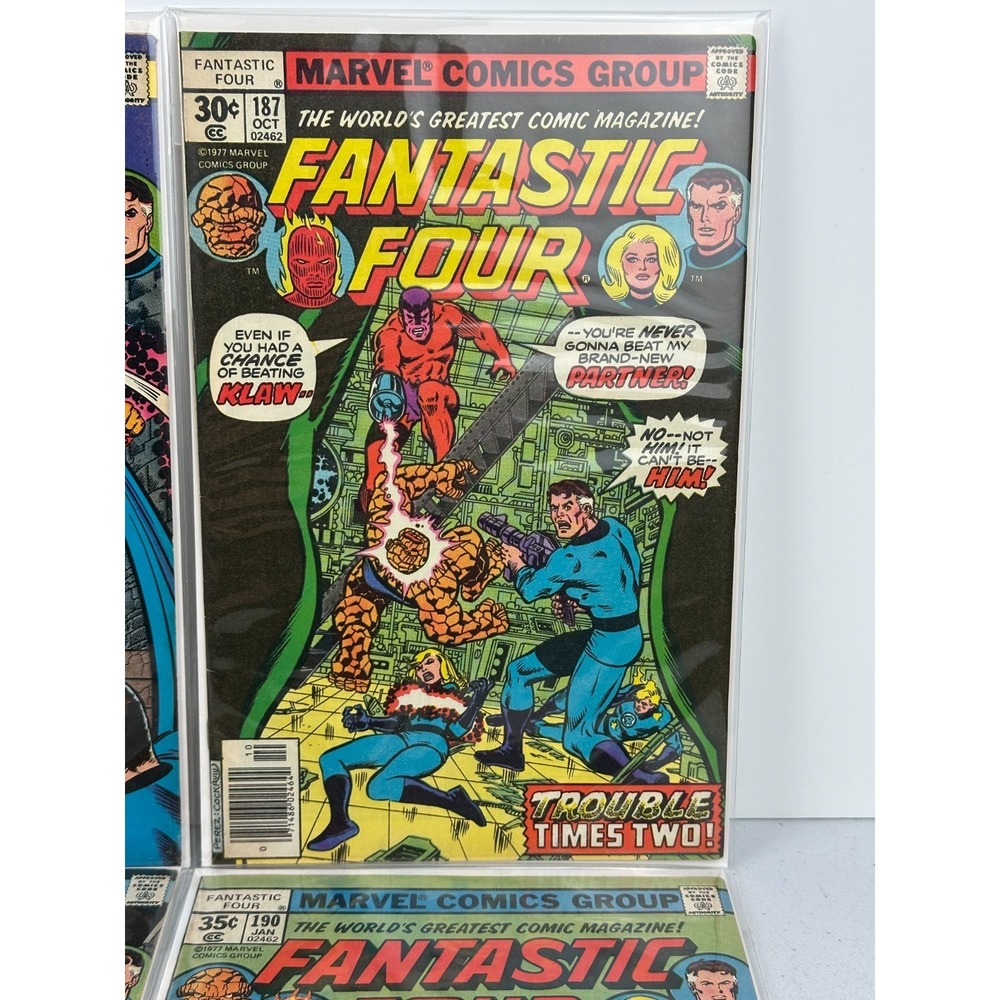 Fantastic Four #185 - 190 Run 1st Nicholas Scratch Salem Seven 1977 Marvel Nice! - Picture 4 of 7
